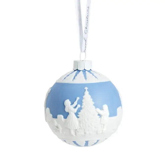 Wedgwood Christmas Dressing The Tree dekorace 7.5 cm